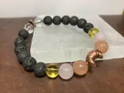 HAPPINESS JOY Gemstone Jewelry Bead Bracelet Crystal HEALING Gift Manifestation