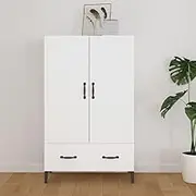 Highboard White 70x31x115 cm Engineered Wood Dining Buffet