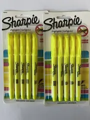 2 Pack Sharpie Pocket Stick Highlighters Narrow Chisel 1908050 (10 Sharpie Pens)