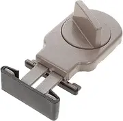 Gatuida Adjustable Window Lock Durable Theft Sliding Door Lock for Window Safety Easy No Drill Installation for Safety and Ventilation Control