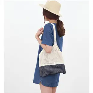韓國 ithinkso Net Bag 簡約的格狀背包