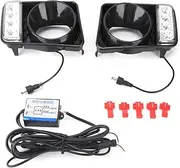 XTevu Daytime Running Lights, LED DRL Fog Lamp Compatible with Holden VE Ute, 12V Running Light Flashlight Pair Assembly