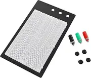 Abbraccia Solderless 1660 Tie Points Breadboard Solderless Breadboard Test Circuit Board Tie Point Accessories for Electronic Circuit