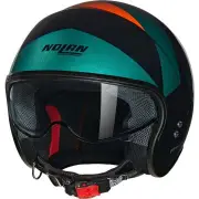 N21 06 Tangente 347 Black Military Green Orange Glossy Jet Helmet