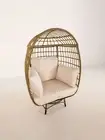 Outdoor Furniture Lounge Egg Chair With Legs Large Pod Chair with Cushion