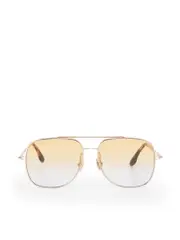 Gold Pilot Yellow Gradient Sunglasses