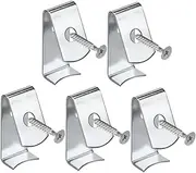 ifundom 5pcs Heavy Duty Plant Hooks Elegant Iron Garden Pot Hangers for Patios Balconies Versatile Wall Clips for Terracotta Pots Easy Installation Rustic Charm