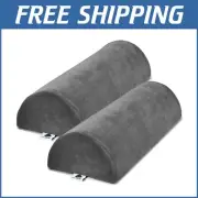 Premium Memory Foam Bolster Pillow Set - Complete Support for Head, Legs & Back