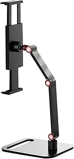 Portable Monitor Desk Holder Screen Holder Metal Holder, Adjustable Clamp, Desk Bracket, Monitor Arm Single Stand for Office, 3 Sections
