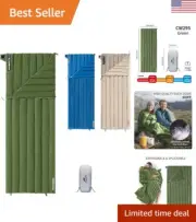 Extreme Temperature Goose Down Adult Sleeping Bag - Portable and Compressible