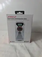 American Red Cross Eton AM/FM NOAA Weather Radio Flashlight Solar Crank Charging