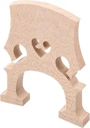 Yardwe Cello Bridge Replacement Practical Wooden Accessory for Cello Easy Installation Portable Design Stable Performance with Exceptional Sound Quality for Traveling Musicians