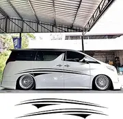 CGFZNUB 2PCS Motorhome Car Door Side Graphics Vinyl Decal Auto Body Decor Stickers Camper Van Horsebox Caravan RV Decals Car Accessories