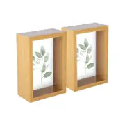 Nicola Spring 3D Deep Box Photo Frames - 4 x 6" - Pack of 5