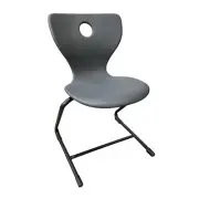 New VE Flex Cantilever Stackable Sled Classroom Chair Black Powder Coated Frame