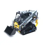 兼容樂高積木電動齒輪工程機械組模型科技教育拼裝迷你剷車機器人
