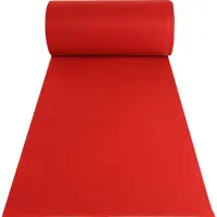 在飛比找Yahoo!奇摩拍賣優惠-紅地毯 婚慶紅地毯 展會紅毯 一次性地毯 慶典地毯 紅地墊 