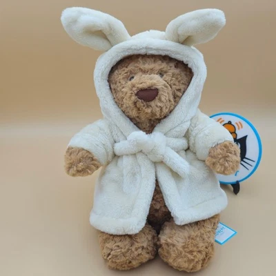 Jellycat Bartholomew Bear Bathrobe Outfit - AUTHENTIC - NEW WITH TAGS