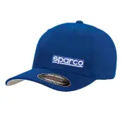 Sparco Flexfit Motorsport Cap / Hat - (Flat Peak / Logo / Polyester)