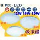 [樂克斯]LED 舞光 12W 16W 30W吸頂燈 星鑽 菱鑽 雅致 非調光 CNS認證 白光 黃光 無藍光 吸頂燈(260元)