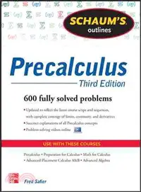 在飛比找三民網路書店優惠-Schaum's Outline of Precalculu
