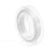 11Yard Stretchy Bracelet String 0.5mm Elastic Crystal String Bead Cord White