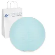 25 pcs 6" inch Chinese Paper Lantern - Light Blue - Wedding Party Event bw
