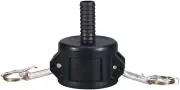 275 330 Gallon IBC Tote Fittings, Cam Lock Fitting, Tank Drain Adapter for Garde