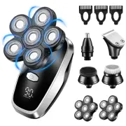 Head Shavers for Bald Men Upgraded Electric Razors Multifunctional Electric S...