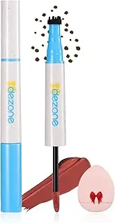 YBUETE 2 in 1 Liquid Freckle Blush Pen, Natural Lifelike Fake Freckles, Lightweight Matte Liquid Cheek Blush Makeup Pen, Long Lasting Waterproof Natural Sun-kissed Face Makeup for Women