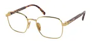 Prada PR A55V 5AK1O1 Men's Glasses Gold Size 51 - Private Health Rebate - Blue Light Block Available