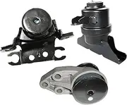 3 Pcs LH RH Rear A/M Engine Mount Set Compatible with Ford Escape Mazda Tribute 00-08 2.0L 3.0L