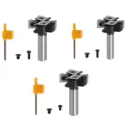 Durable Spoilboard Surfacing Router Bit 4-Flute 1/2"/12mm/8mm Shank Insert-style