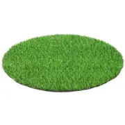 Manhole Cover Decoration Lawn Artificial outside Grass Rug Circle