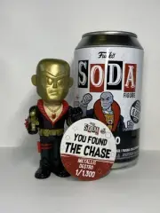Funko Soda G.I. Joe: Destro Chase Gold Metallic Vinyl Figure LE 1300