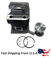 48mm Cylinder Kit for Stihl TS460 chainsaw Replaces 4221-020-1201 US Seller