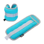 Ankle Weights, Leg Weight Straps Adjustable 2lbs Ankle Weight Set, Blue