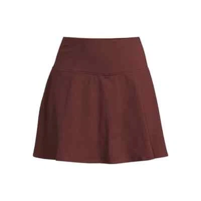 Athletic Works Skirt Women Size Large Maroon Cotton Blend Pull On Activewear
