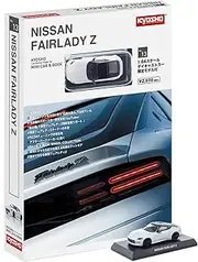 KYOSHO Mini CAR & Book No.13 1/64 Nissan Fairlady Z White Finished Product