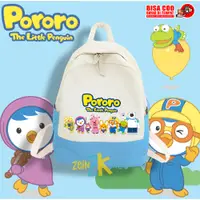 在飛比找蝦皮購物優惠-Pororo 小企鵝幼兒園學校背包