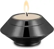 Minicremation Urn for Human Ashes, Stainless Steel Candle Ash Holder, Keepsake Urn for Ashes, Candle Holder, Mini Funeral Urns for Pet Ashes