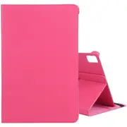 For iPad Pro 13-inch (M4) Case, Rotate PU Leather Flip Cover,Stand, Rose Red