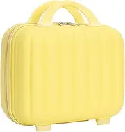 [Vseutiac] Toiletry Bag for Cosmetics, Portable, Practice, Multiple Compartments, Makeup Tote Bag, Cosmetics Bag, Yellow, as described