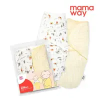 在飛比找momo購物網優惠-【mamaway 媽媽餵】迪士尼系列蠶寶寶包巾組 2入(森林