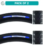 Pack of 2 Panaracer Pasela Protite 700x35 Wire PSI 90 TPI 60 Blk/Ysk Reflective