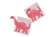 Dino Pink Pop Out Dinosaur Paper Napkins 16 Pack
