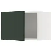 METOD wall cabinet, white/Havstorp deep green, 60x37x40 cm