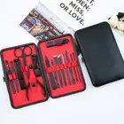 15Pcs Manicure Set Stainless Steel Nail Clippers Kit Portable Nail Care xivPv