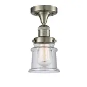 Innovations SM Canton-1CH 6" LED Semi, Satin/Seed Bell - 517-1CH-SN-G184S-LED