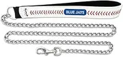 MLB Toronto Blue Jays Baseball Leather Chain Leash, 3.5 mm